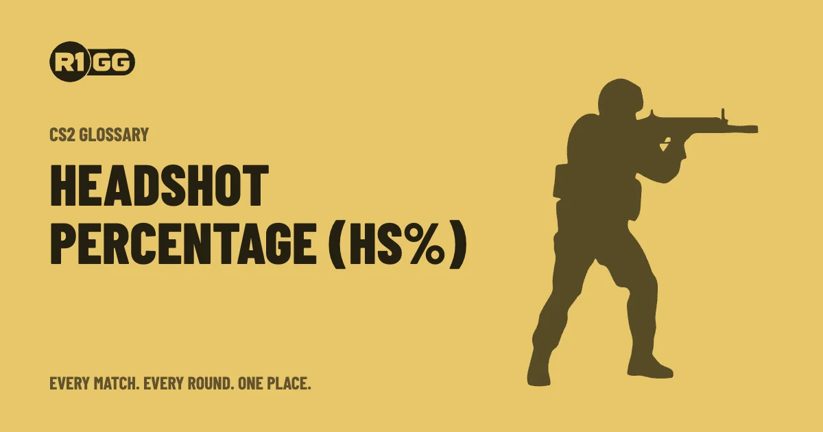 Headshot percentage (HS%)