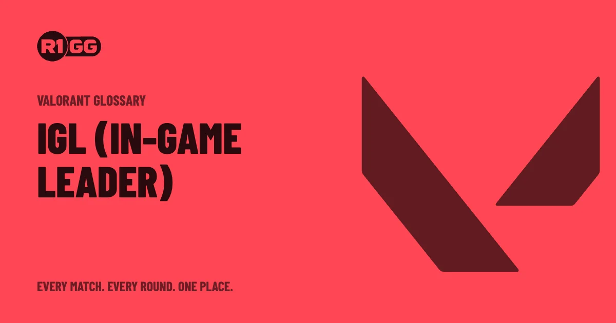 IGL (in-game leader)